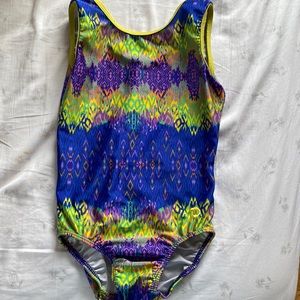 plum leotard adult xs